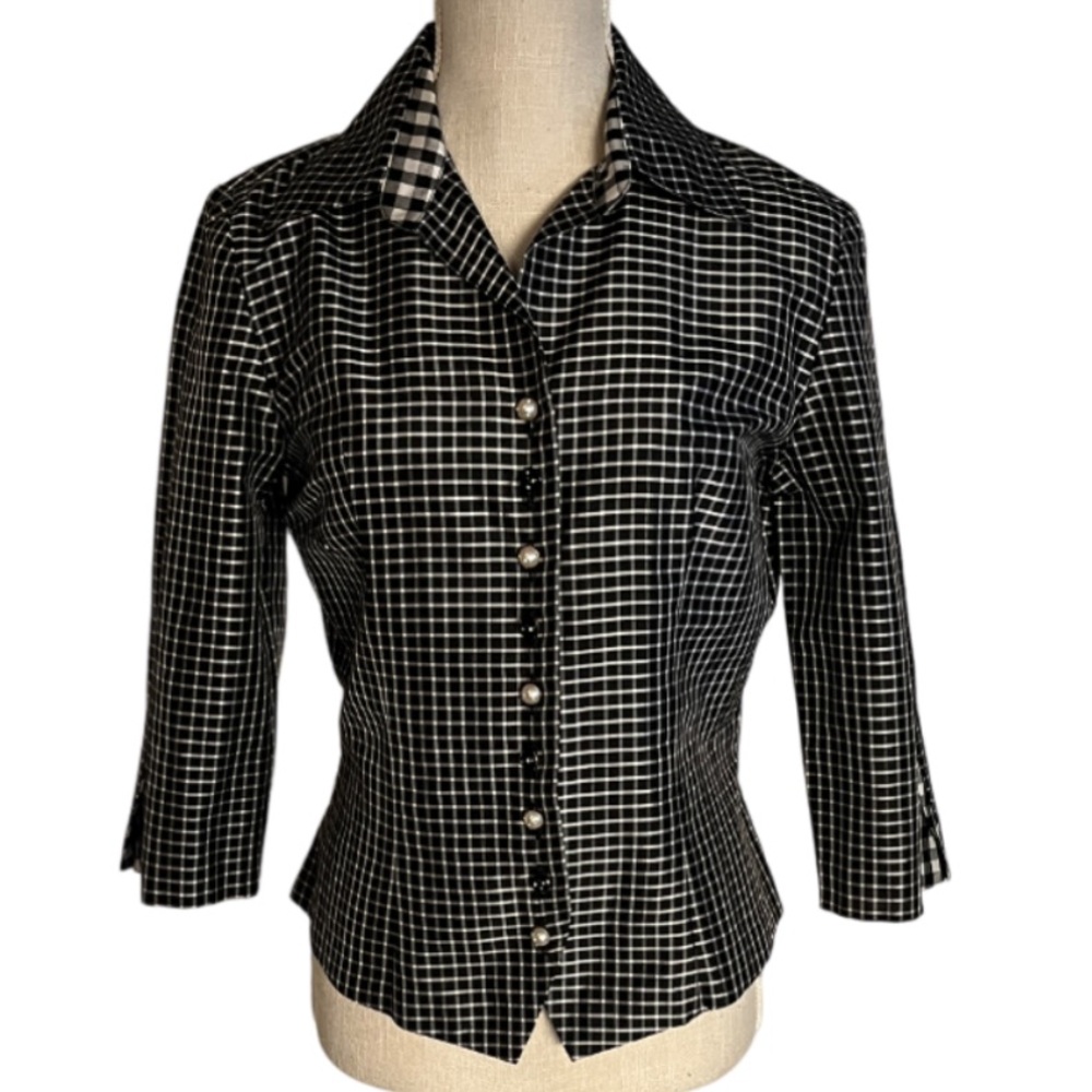 Marisa Baratelli Thai Silk Button Down Top - 6
